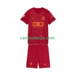 Camisolas de futebol Valencia CF Criança Equipamento Alternativa 2025/26 Manga Curta